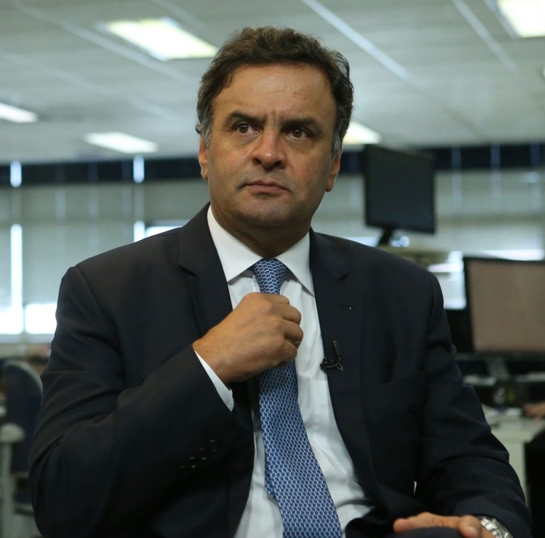 O senador e presidente do PSDB Acio Neves