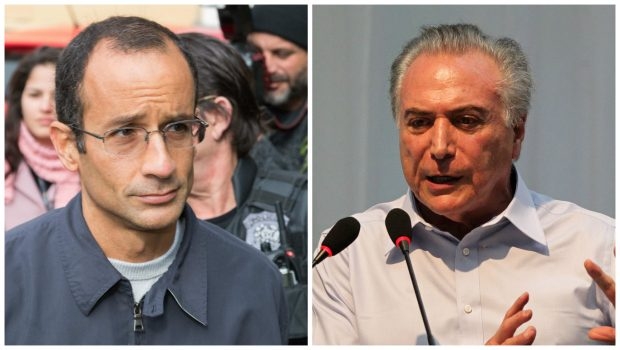 Marcelo Odebrecht e Michel Temer