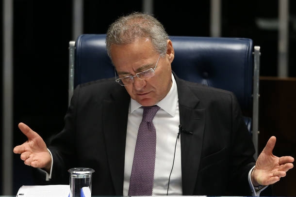 Renan Calheiros, lder do PMDB no Senado