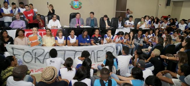 Audincia Publica para debater reforma do ensino mdio e sua relao com ensino de MT.