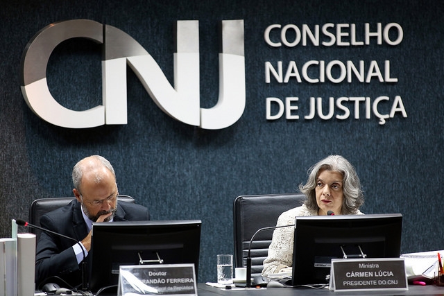 248 Sesso Ordinria. Em destaque, Presidente do Conselho Nacional de Justia e Supremo Tribunal Federal, Ministra Crmen Lcia, e o Subprocurador-Geral da Repblica, Odim Brando Ferreira.