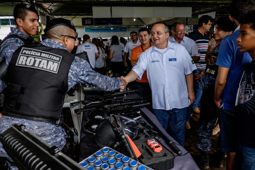 Polícia Militar, Polícia Civil, Corpo de Bombeiros, Politec e Detran participaram da 6ª edição do evento