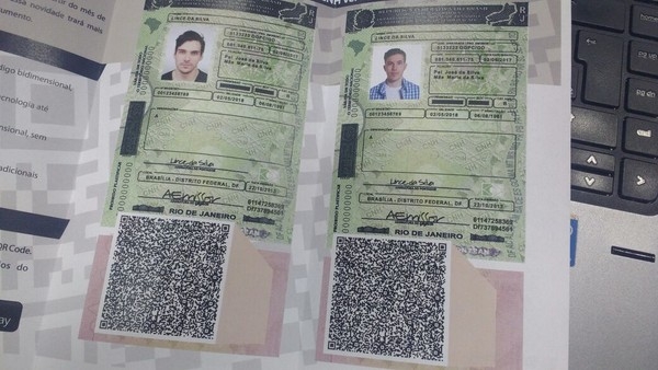 Novo modelo de carteira de habilitao, que vir com QR-Code