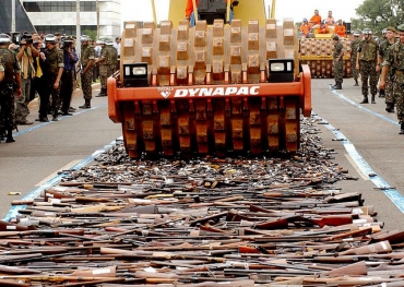 Entrega das armas às Forças Armadas segue determinação do CNJ e do Estatuto do Desarmamento.