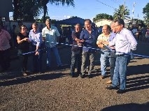 A solenidade de entrega ocorreu na Rua Paraguai, esquina com a Guatemala