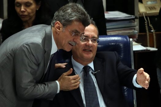 Romero Juc e Renan Calheiros.