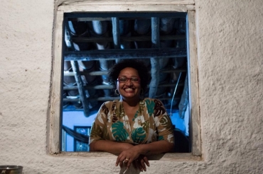 A escritora e membro da AML, Luciene Carvalho, trouxe o Poetry Slam para Cuiabá