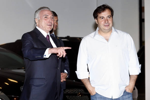 Michel Temer e Rodrigo Maia