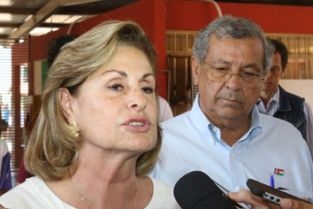 Prefeita Lucimar e secretrio de Assuntos Estratgicos Jayme Campos