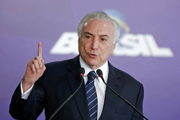 O presidente Michel Temer