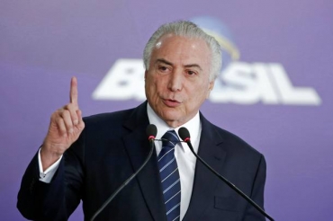 O presidente Michel Temer 