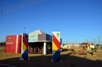 Stand da ALMT na 53 Expoagro