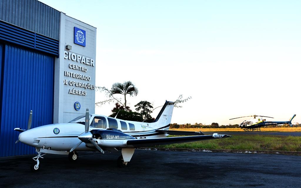 Com 3 helicpteros e 4 avies, patrulhamento areo completa 11 anos