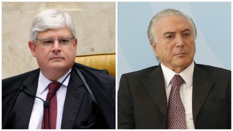Procurador-geral da Repblica Rodrigo Janot - Presidente Michel Temer