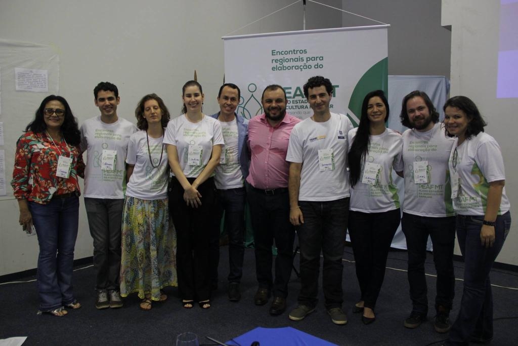 Equipe da Seaf responsvel pela coordenao do PEAF-MT