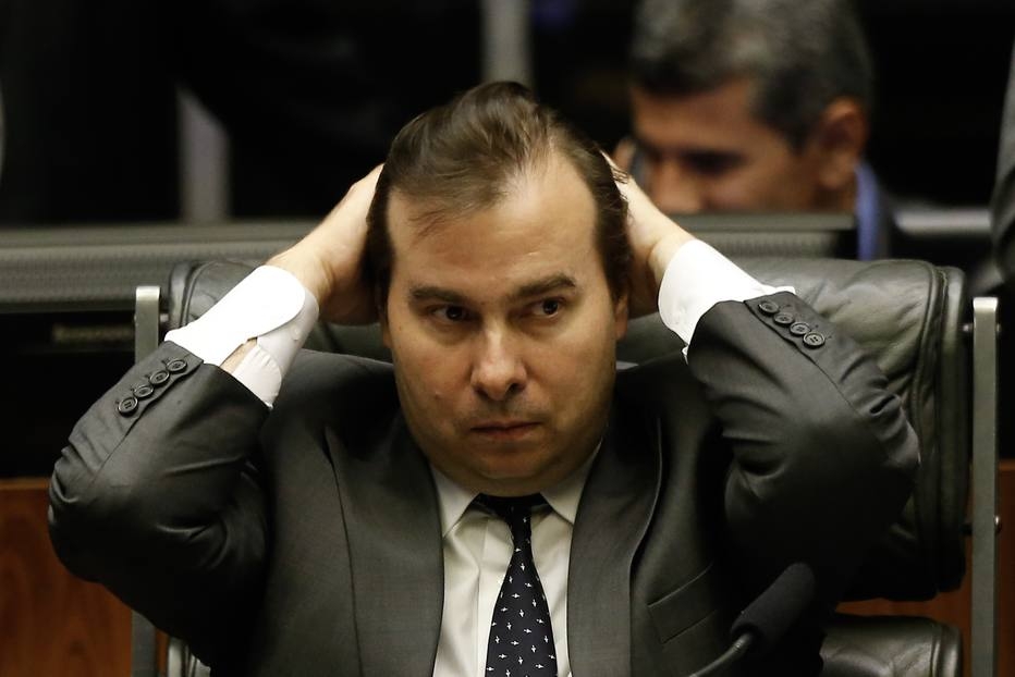 O presidente da Cmara dos Deputados, Rodrigo Maia