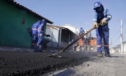 Trabalhadores expostos ao sol