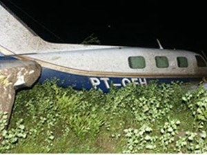 Avio flagrado com drogas em Honduras
