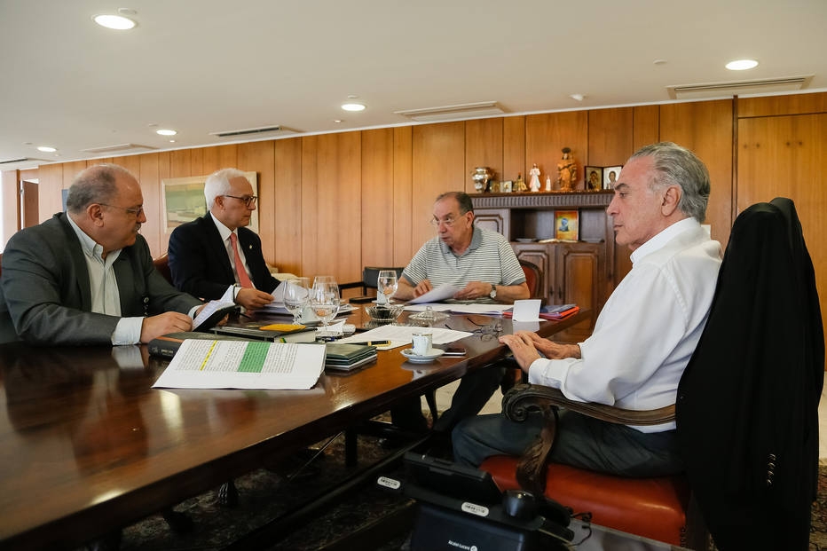 Temer em reunio com ministros e assessores no sbado para tratar da viagem dos EUA