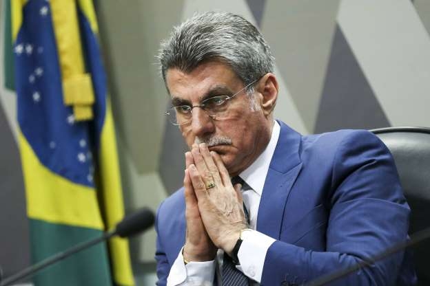 O senador Romero Juc durante sesso da Comisso de Constituio e Justia do Senado