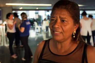 Professora da EE Dr. Hélio Palma de Arruda, no bairro Planalto, Ezelina Moraes da Cruz