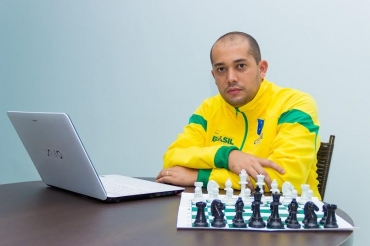 Presidente da Federao Mato-grossense de Xadrez (FMTX), Cleiton Marino Santana
