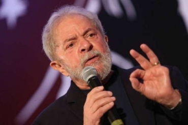 O ex-presidente Lula participa do Congresso do PCdoB no Centro de Convenções Brasil 21, em Brasilia