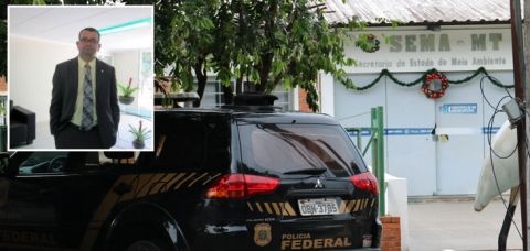 Mandado de busca e apreenso foi cumprido nesta manh