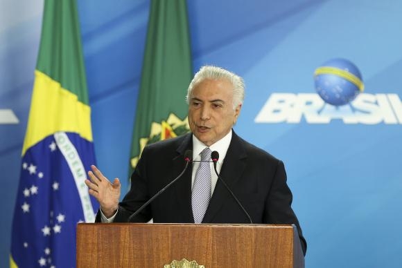 O presidente Michel Temer participa do lançamento do Documento Nacional de Identificação (digital e biométrico), no Palácio do Planalto