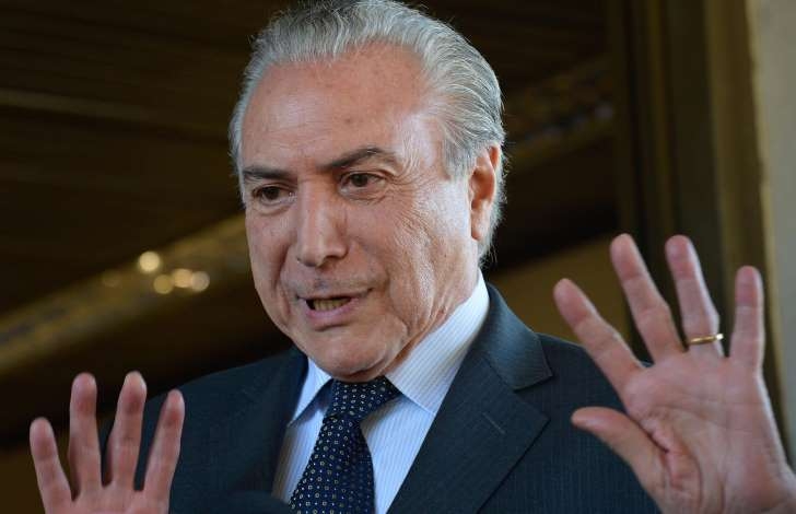 O  presidente  Michel  Temer