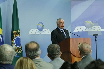 Em pronunciamento, o presidente Michel Temer anuncia o uso de forças federais de segurança para liberar rodovias bloqueadas por caminhoneiros