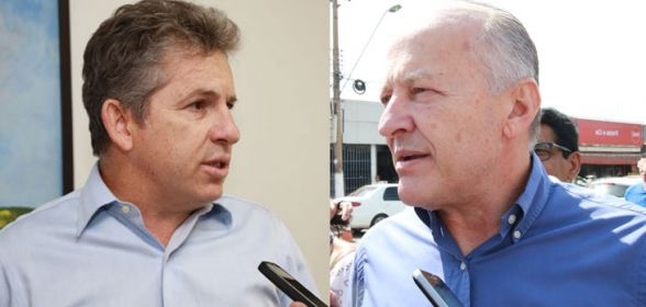 Mauro Mendes e Otaviano Pivetta