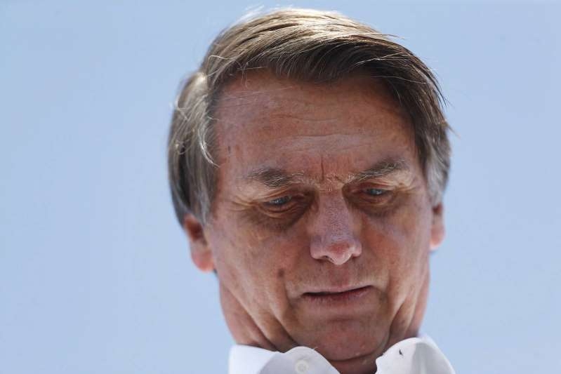  Reuters O candidato  presidncia, Jair Bolsonaro, durante campanha eleitoral em Taguatinga, no Distrito Federal, em Braslia
