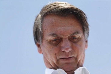 © Reuters O candidato à presidência, Jair Bolsonaro, durante campanha eleitoral em Taguatinga, no Distrito Federal, em Brasília