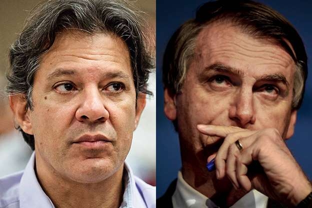  Estado Contedo Fernando Haddad (PT) e Jair Bolsonaro (PSL)