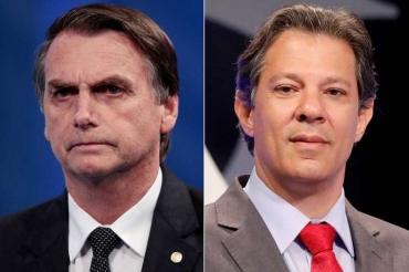 © Reuters Os dois estão tecnicamente empatados, uma vez que a margem de erro do levantamento é de 2,2 pontos porcentuais, para mais ou para menos