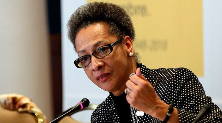 A presidente da Comissão Interamericana de Direitos Humanos, Margarette May Macaulay - Governo da Guatemala/Direitos reservados