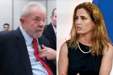 O ex-presidente Lula e a juza Gabriela Hardt (//Reproduo)