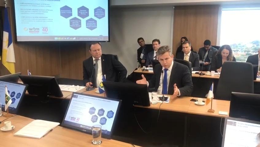Governador Mauro Mendes em reunio do Consrcio Brasil Central - Foto por: Assessoria