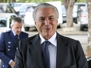 Michel Temer antes de reunio com Jacques Wagner
