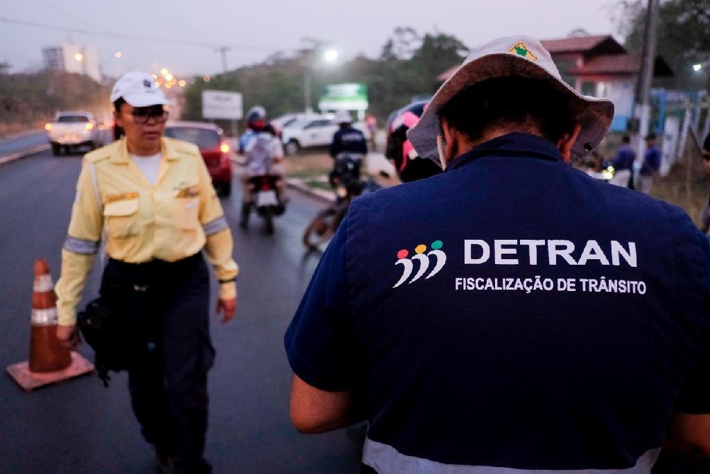 Operao de fiscalizao Detran-MT, Semob e Polcia Militar - Foto: Mayke Toscano