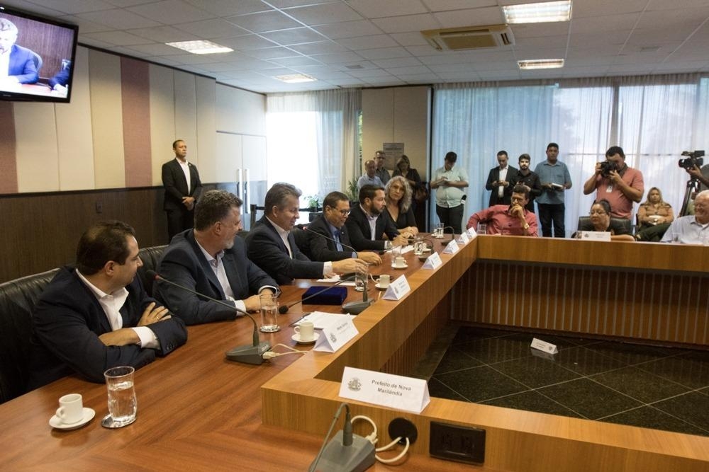 Assinatura do Convnio com a Energisa. - Foto: Christiano Antonucci