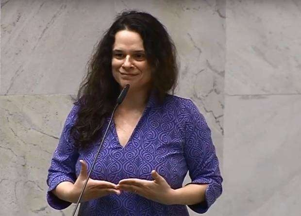  TV Alesp/Reproduo - A deputada estadual Janaina Pachoal (PSL-SP)