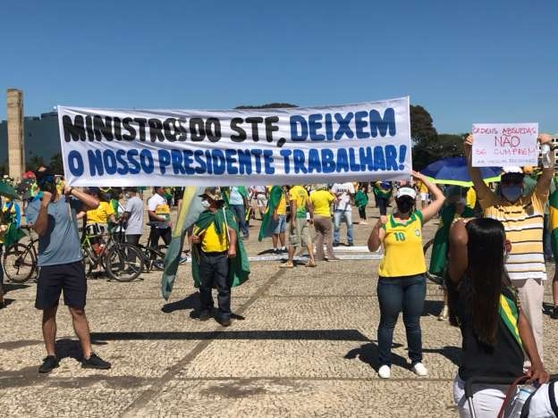  Nivaldo Carboni/Poder360 - Ato pr-governo  realizado neste domingo (31.mai.2020) em Braslia