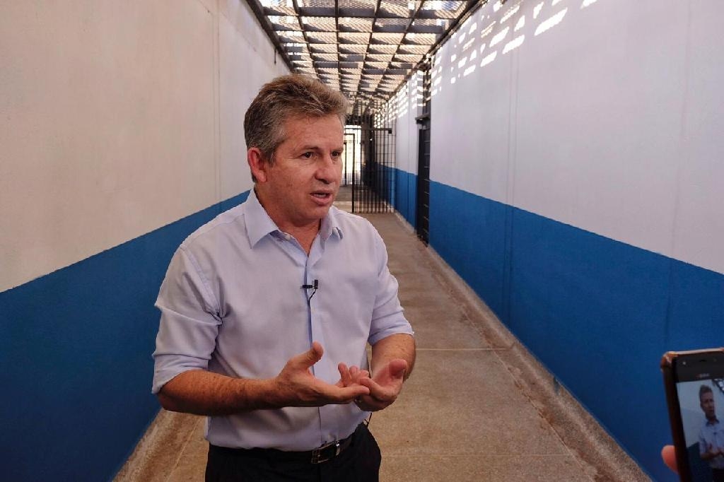 Governador Mauro Mendes inaugura Penitenciria em Vrzea Grande - Foto: Mayke Toscano/Secom