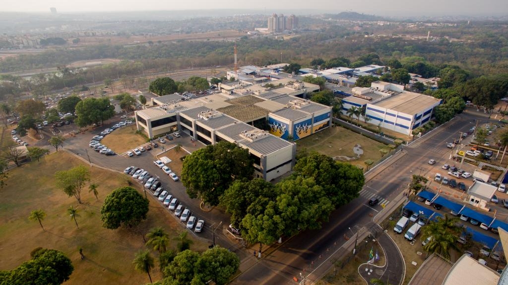 Vista area Palcio Paiagus - Foto: Rodolfo Perdigo/Secom-MT