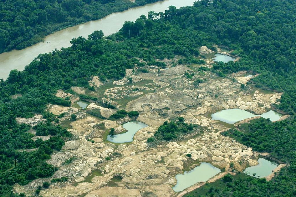 Garimpo na regio de Alta Floresta - Foto: Secom-MT