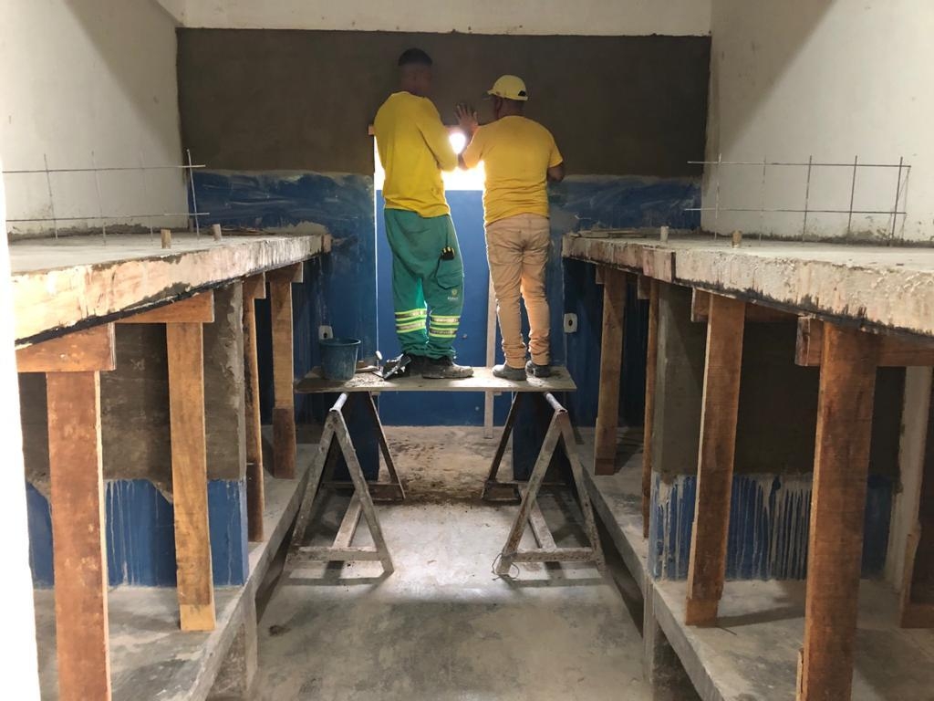 Reforma da antiga unidade de saude II na PCE - Foto: Polcia Penal