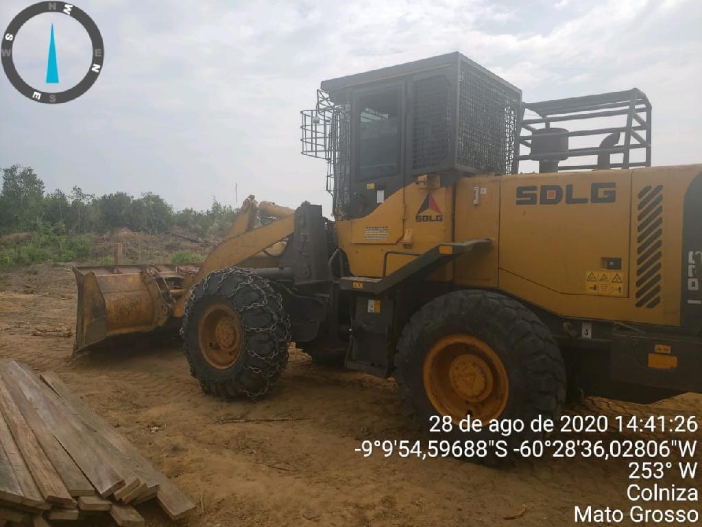 Apreenso maquinrio por desmatamento ilegal em Colniza - Foto: Sema-MT