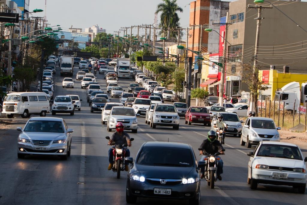 Transito nas avenidas de Cuiab - Foto: Secom-MT